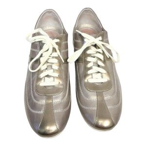 Cole Haan Air Bria Vintage Silver Oxfords 10 B